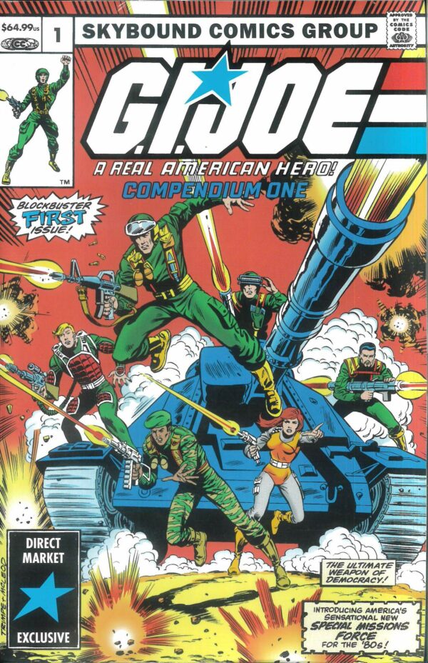 G.I. JOE: A REAL AMERICAN HERO COMPENDIUM TP #1: Herb Trimpe Direct Market cover (#1-50)