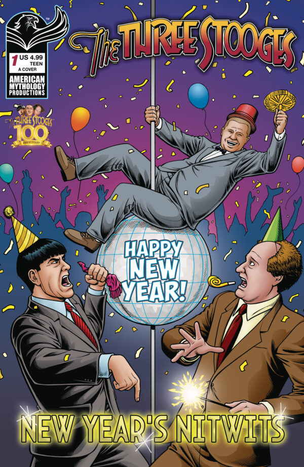 THREE STOOGES: NEW YEAR’S NITWITS #1: Brendon Fraim cover A