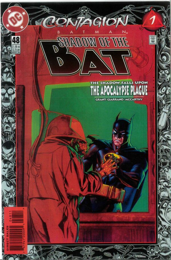 BATMAN: SHADOW OF THE BAT #48: Contagion 1 – Newsstand Edition – NM