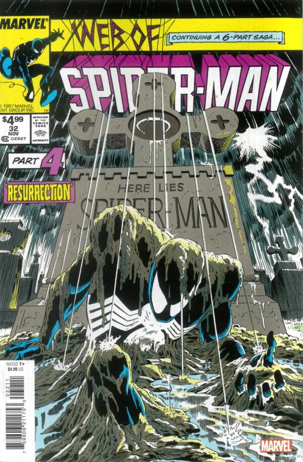 WEB OF SPIDER-MAN (1984-1995 SERIES) #32: 2024 Facsimile edition (Mike Zeck cover A)