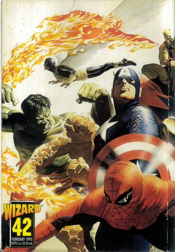 WIZARD: GUIDE TO COMICS #42: Alex Ross virgin cv – VF