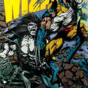 WIZARD: GUIDE TO COMICS #54: Lobo cv – VF (Marvel/DC crossover issue)
