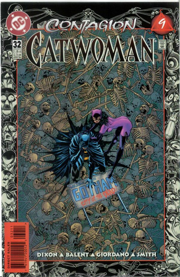 CATWOMAN (1993-2001 SERIES) #32: Contagion 9 – Newsstand Edition – NM