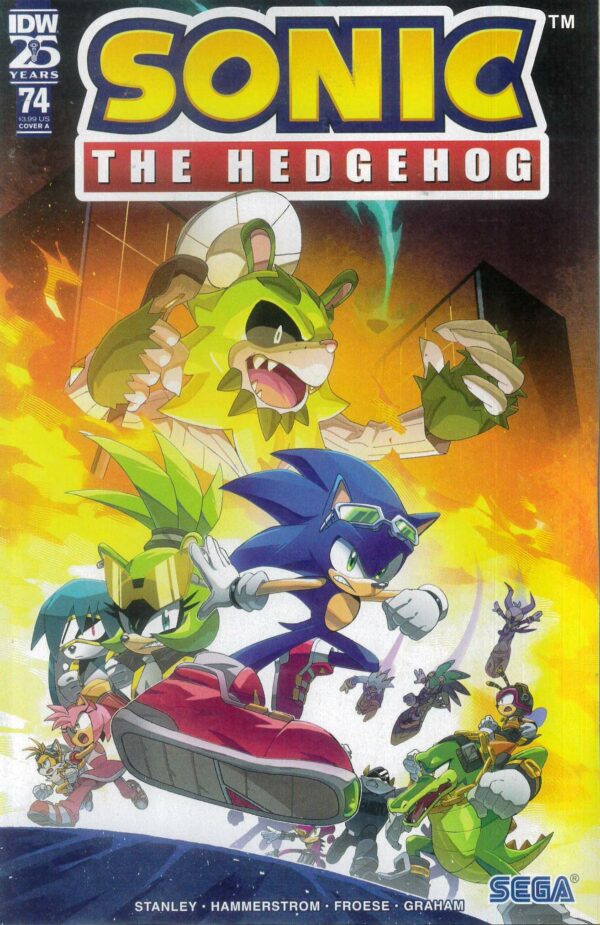 SONIC THE HEDGEHOG (2018 SERIES) #74: Miles Arq cover A