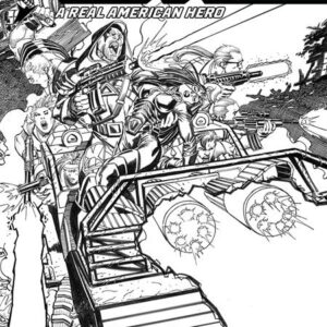 G.I. JOE: A REAL AMERICAN HERO (VARIANT EDITION) #311: Andy Kubert B&W cover B