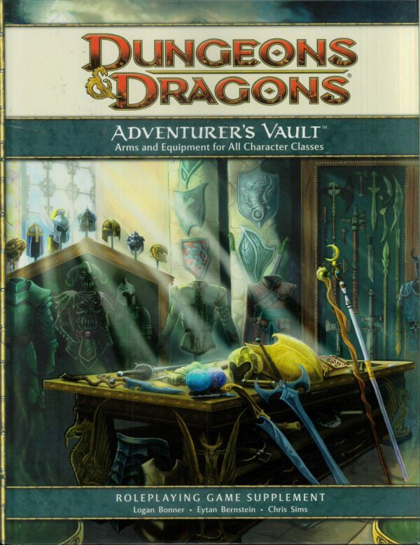 DUNGEONS AND DRAGONS 4TH EDITION #7200: Adventurer’s Vault – 217837200 – VF/NM