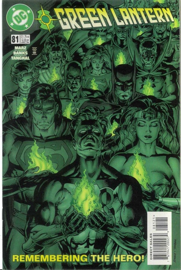 GREEN LANTERN (1960-1986 SERIES) #81: Hal Jordon’s funeral – NM