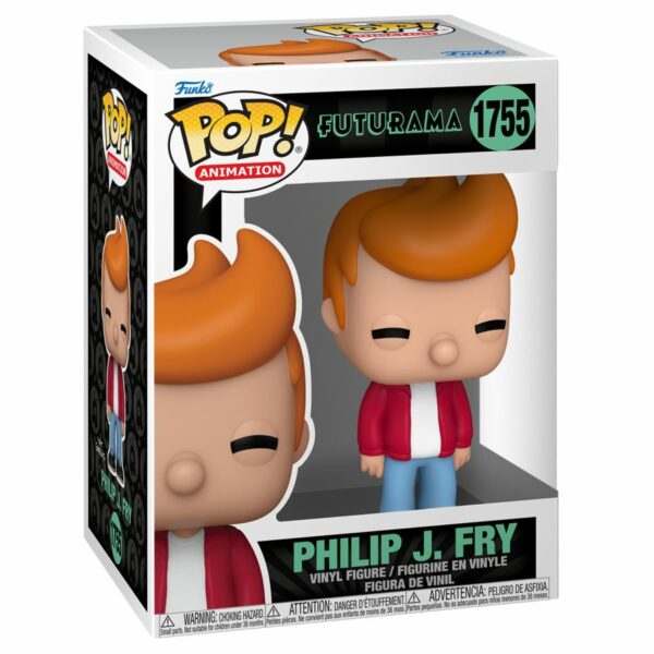 POP ANIMATION VINYL FIGURE #1755: Phillip J. Fry (Squinting): Futurama