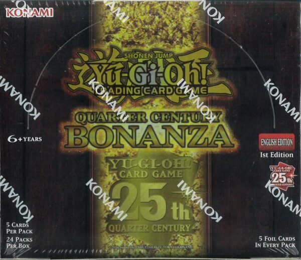 YU-GI-OH! CCG BOOSTER PACK #164: Quarter Century Bonanza Tuckbox (3 booster box)