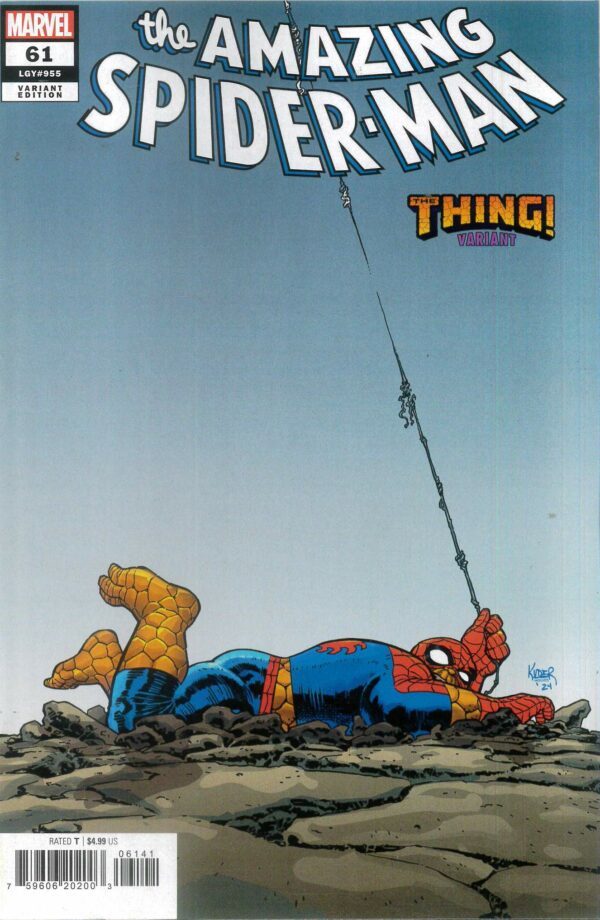 AMAZING SPIDER-MAN (2022 SERIES) #61: Aaron Kuder The Thing cover D