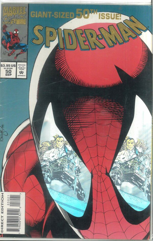 SPIDER-MAN (1990-1998 SERIES: PETER PARKER #75-98) #50: Newsstand edition (holograpgy foil) VF