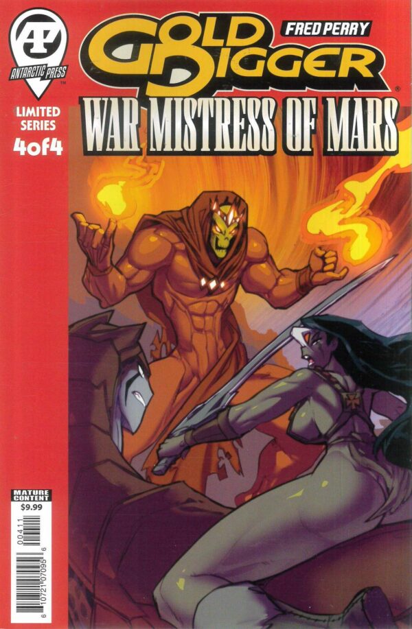 GOLD DIGGER: WAR MISTRESS OF MARS #4: Fred Perry cover A