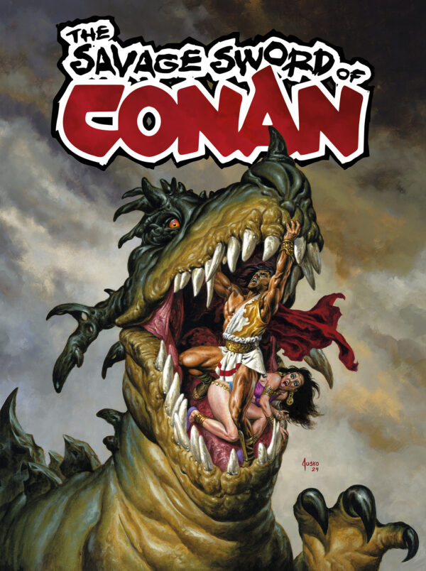 SAVAGE SWORD OF CONAN TP (2024 SERIES) #2 Joe Jusko Direct Market cover (#4-6)