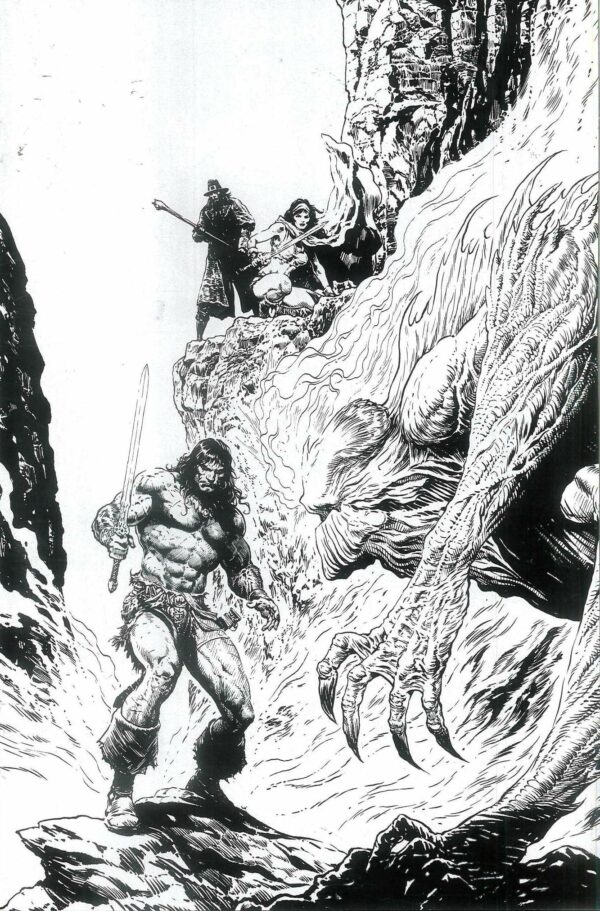 CONAN THE BARBARIAN: BATTLE FOR THE BLACK STONE #3: Liam Sharp cover D