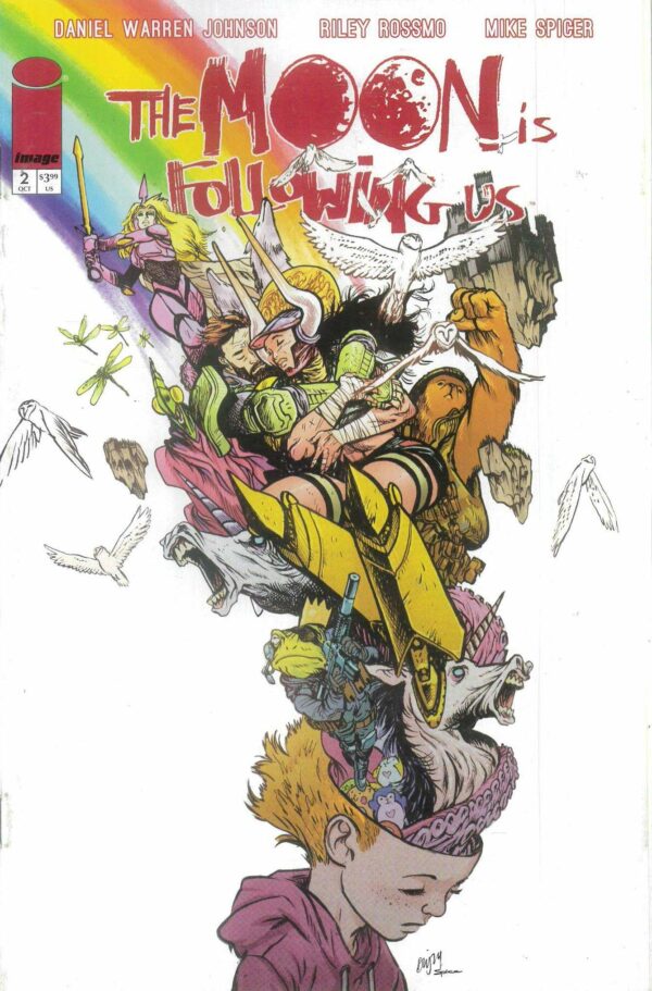 THE MOON IS FOLLOWING US #2: Riley Rossmo cover A