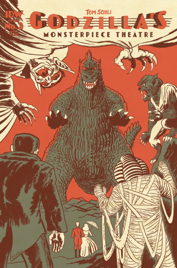 GODZILLA: MONSTERPIECE THEATRE #3: Tom Scioli cover A