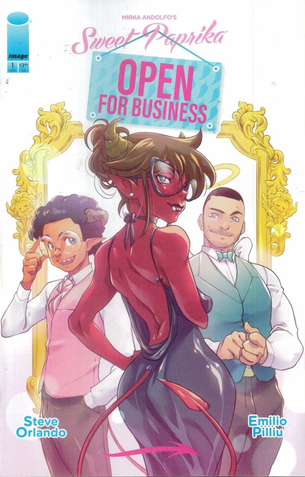 SWEET PAPRIKA: OPEN FOR BUSINESS #1: Emilio Pilliu cover A