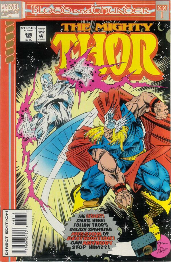 MIGHTY THOR (1966-2018 SERIES) #468: Newsstand edition