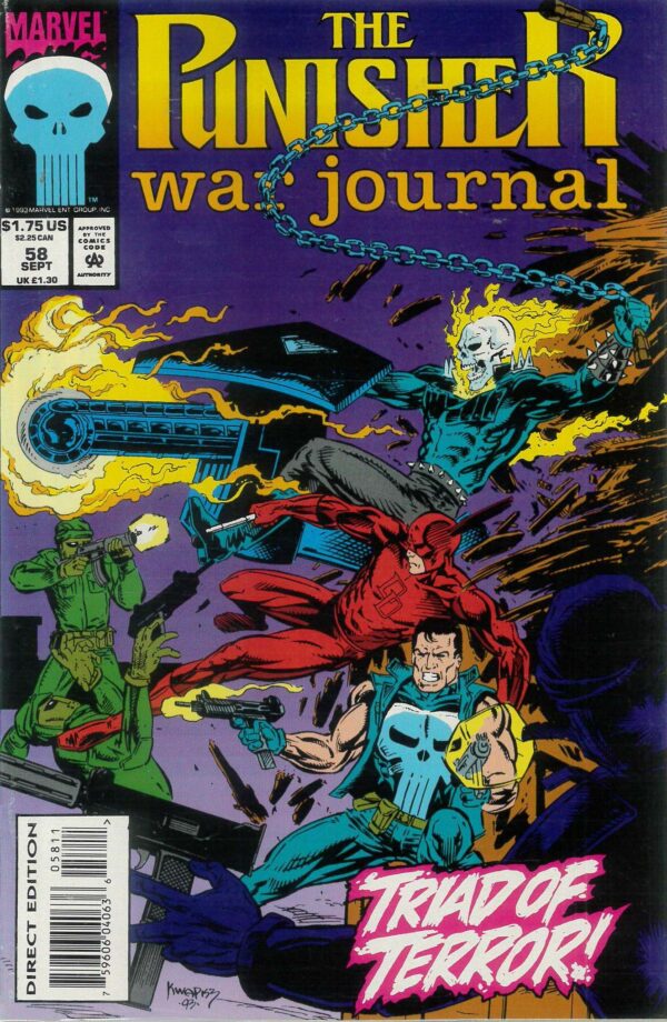PUNISHER WAR JOURNAL (1988-1995 SERIES) #58