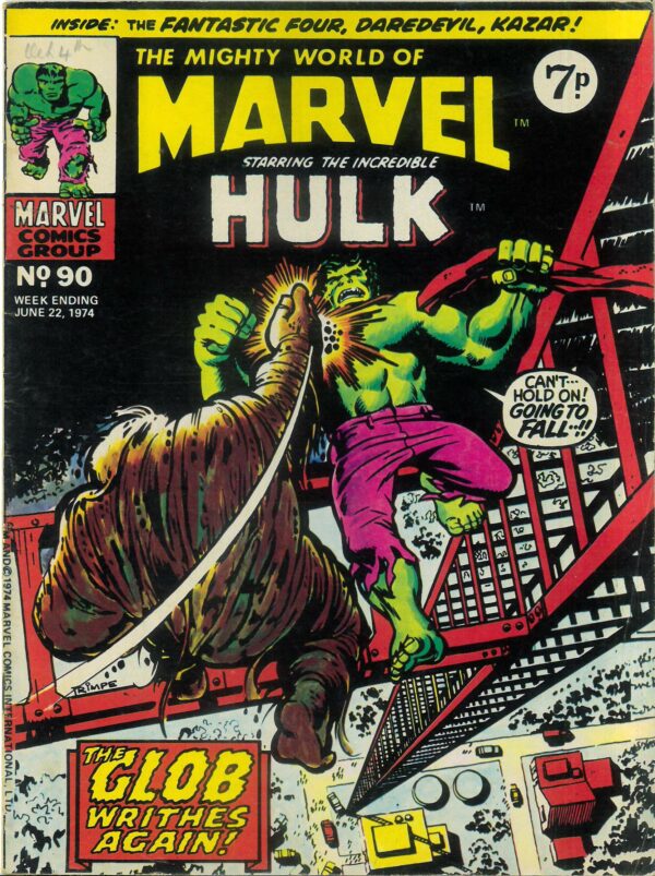 MIGHTY WORLD OF MARVEL (1972-1979 SERIES) #90: FN/VF