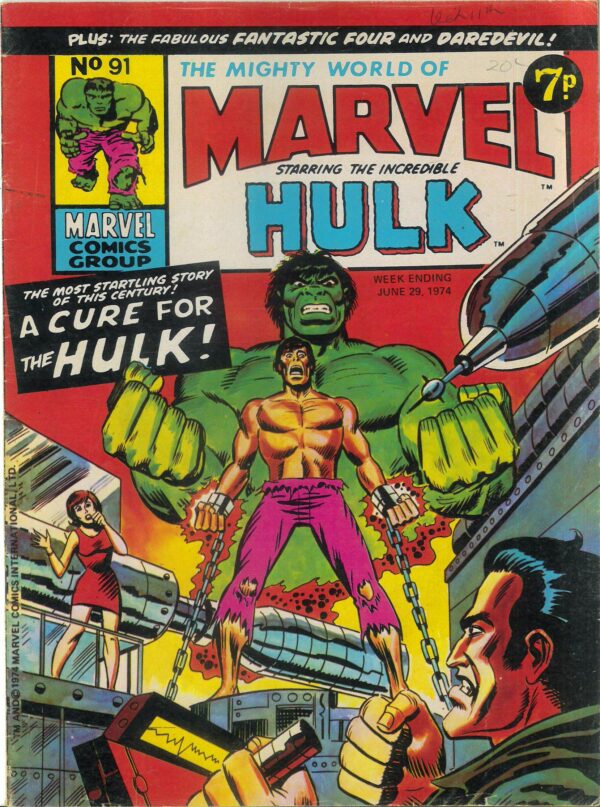 MIGHTY WORLD OF MARVEL (1972-1979 SERIES) #91: FN/VF