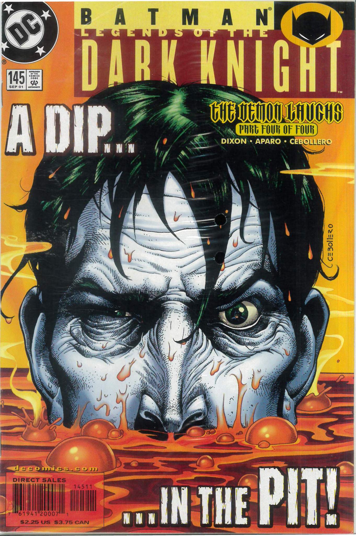 BATMAN: LEGENDS OF THE DARK KNIGHT (YELLOW & REG.) #145 BATMAN: LEGENDS OF THE DARK KNIGHT (YELLOW & REG.) #145