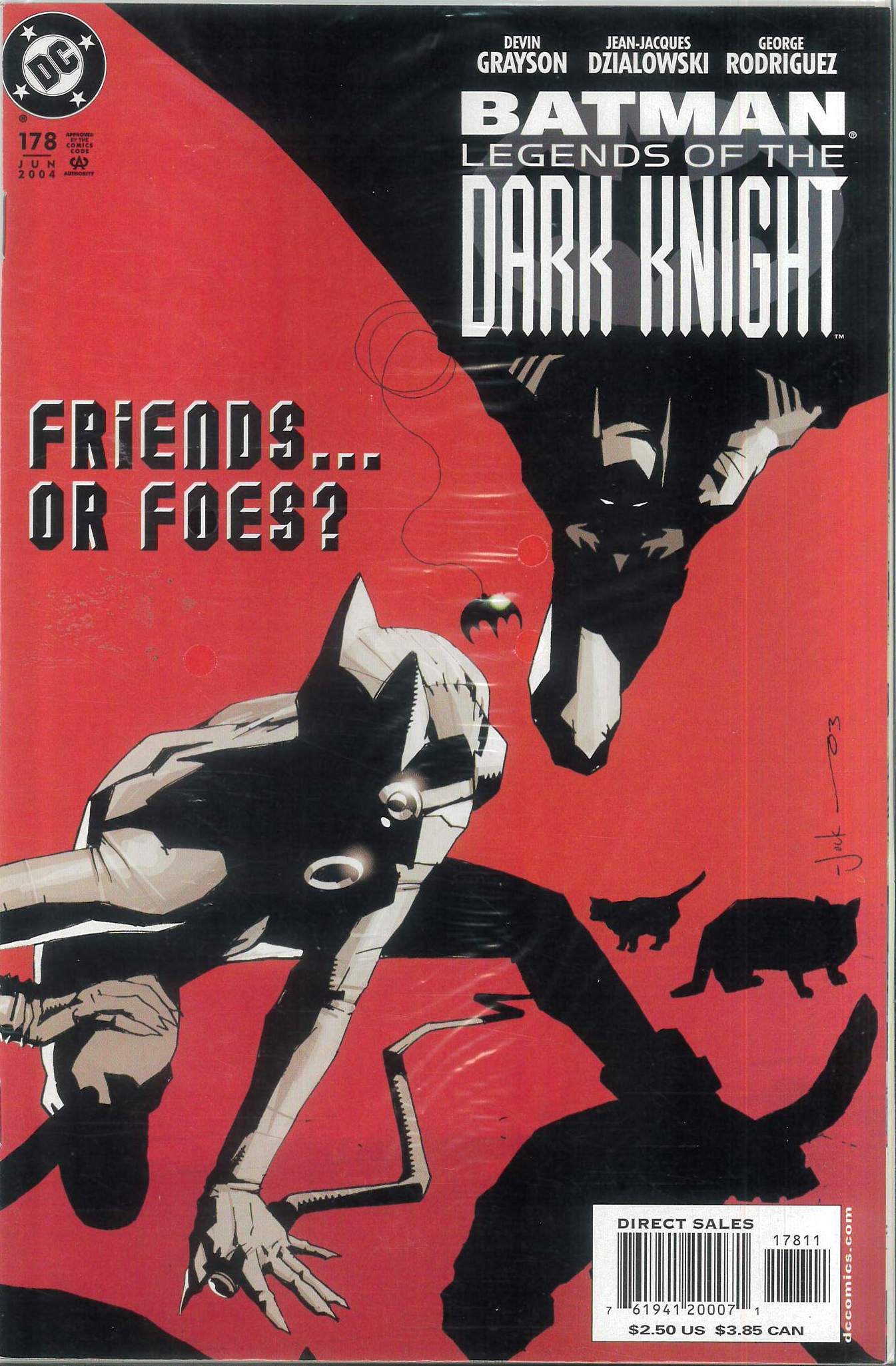 BATMAN: LEGENDS OF THE DARK KNIGHT (YELLOW & REG.) #178 BATMAN: LEGENDS OF THE DARK KNIGHT (YELLOW & REG.) #178