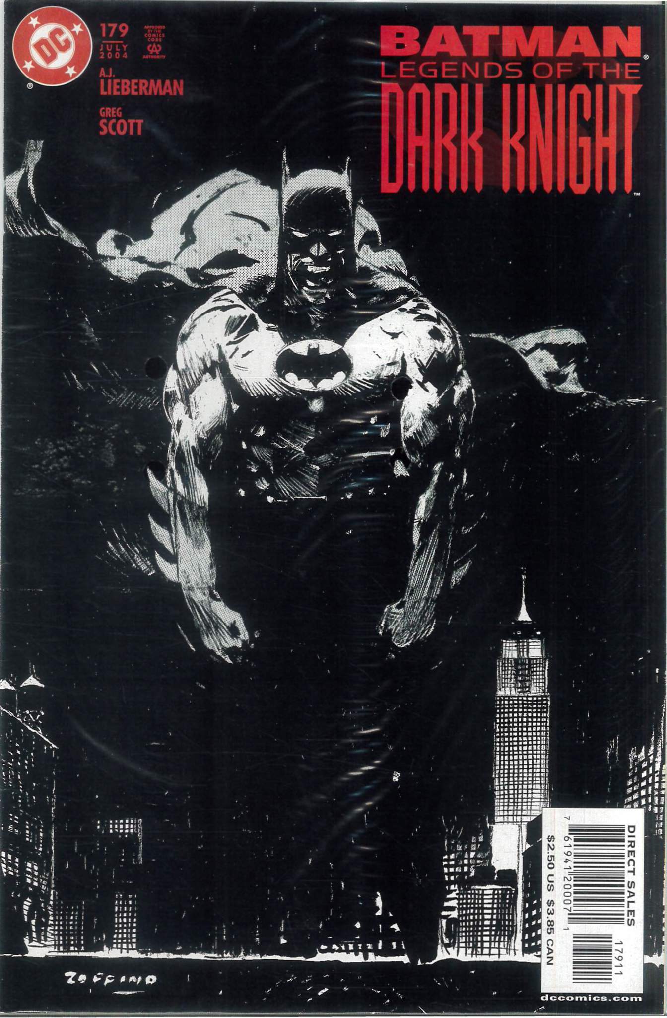 BATMAN: LEGENDS OF THE DARK KNIGHT (YELLOW & REG.) #179 BATMAN: LEGENDS OF THE DARK KNIGHT (YELLOW & REG.) #179