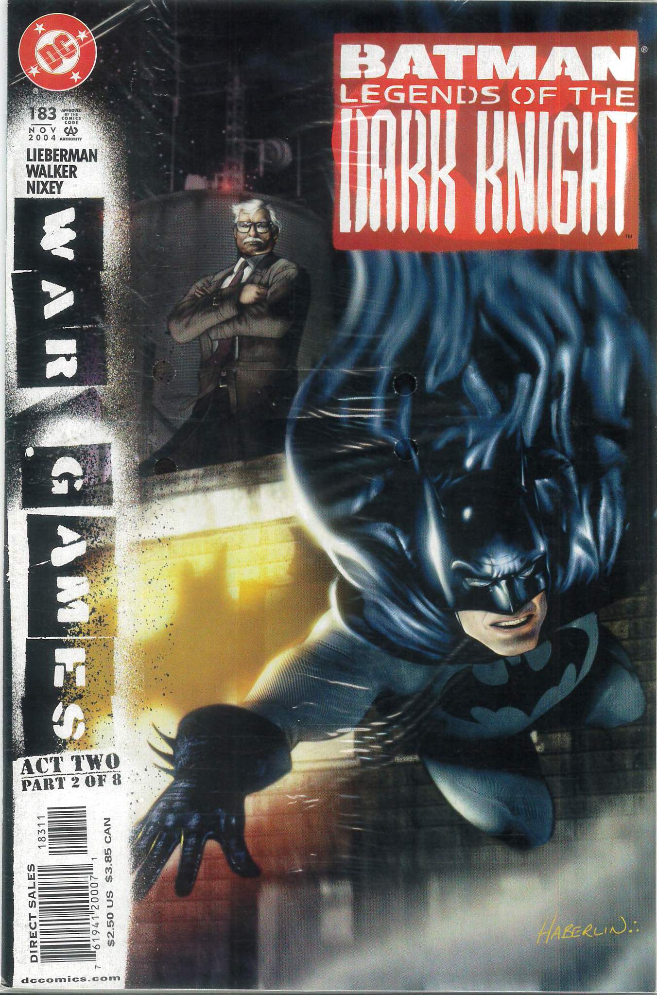 BATMAN: LEGENDS OF THE DARK KNIGHT (YELLOW & REG.) #183: War Games Act 2 Part 2. (Continues in Nightwing #97) BATMAN: LEGENDS OF THE DARK KNIGHT (YELLOW & REG.) #183: War Games Act 2 Part 2. (Continues in Nightwing #97)