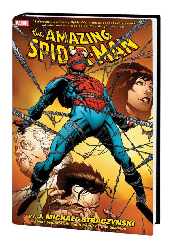 AMAZING SPIDER-MAN BY STRACZYNSKI OMNIBUS (HC) #2: Joe Quesada Direct Market cover (2024 edition)