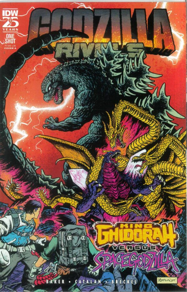 GODZILLA RIVALS #17: King Ghidorah VS SpaceGodzilla (Kevin Anthony Catalan cvr A)