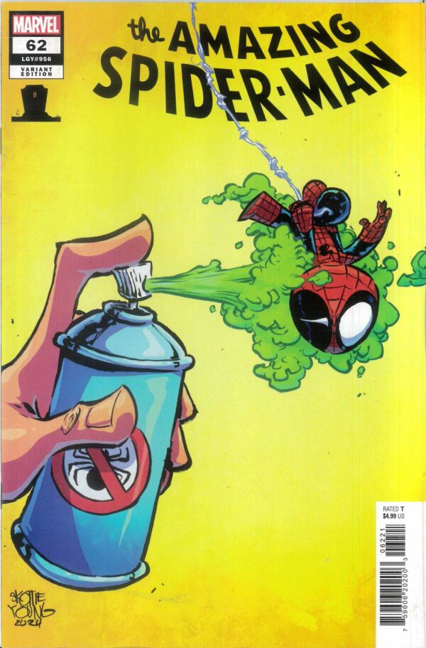 AMAZING SPIDER-MAN (2022 SERIES) #62: Skottie Young 8 Deaths of Spider-man Babies cover B