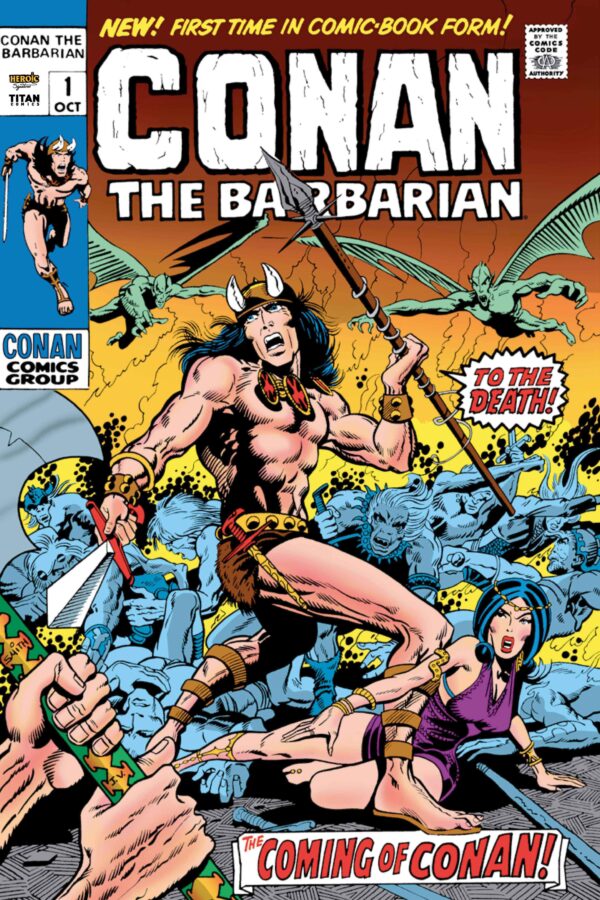CONAN THE BARBARIAN ORIGINAL COMICS OMNIBUS (HC) #1: Barry Windsor-Smith Conan #1 cover