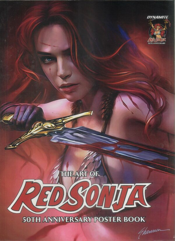 RED SONJA 50TH ANNIVERSARY POSTER BOOK