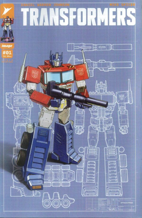 TRANSFORMERS (2023 SERIES) #1: E.J. Su 10th Print Design cover G