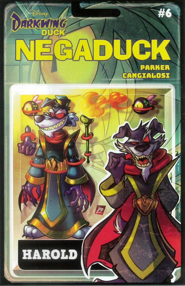 DARKWING DUCK: NEGADUCK #6: Action Figure cover E