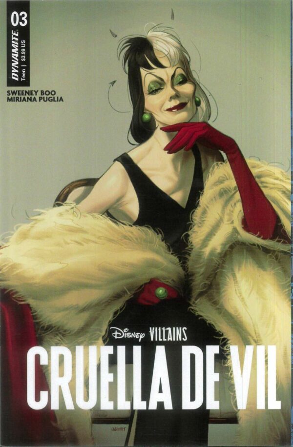 DISNEY VILLAINS: CRUELLA DE VIL #3: Joshua (Sway) Swaby cover B