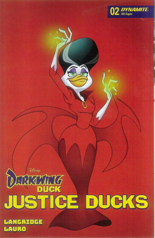 DARKWING DUCK: JUSTICE DUCKS #2: Trish Forstner Color Bleed cover D