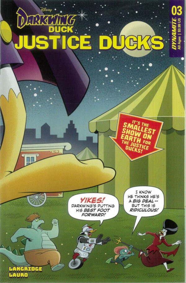 DARKWING DUCK: JUSTICE DUCKS #3: Roger Langridge cover B