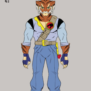 THUNDERCATS (2024 SERIES) #2: Drew Moss Tygra Design RI cover K