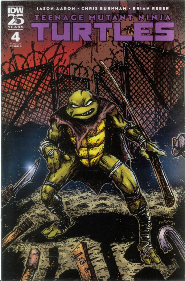 TEENAGE MUTANT NINJA TURTLES (2024 SERIES) #4: Kevin Eastman cover C