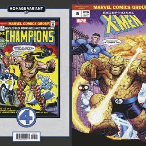 EXCEPTIONAL X-MEN #5: Nick Bradshaw Fantastic Four Homage cover C