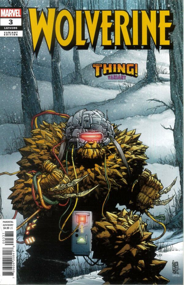 WOLVERINE (2024 SERIES) #3: Giuseppe Camuncoli The Thing cover C