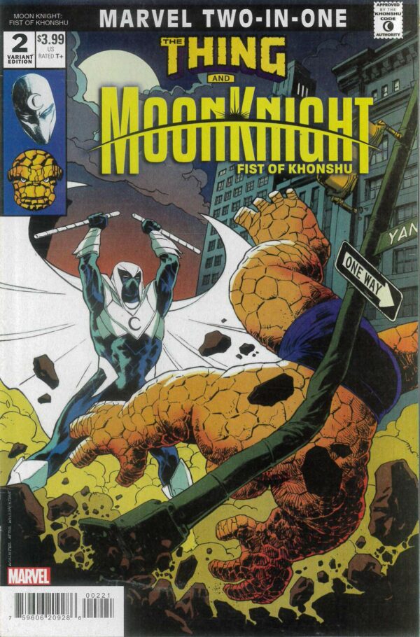 MOON KNIGHT: FIST OF KHONSHU #2: Dave Wachter Marvel Two-In-One cover B