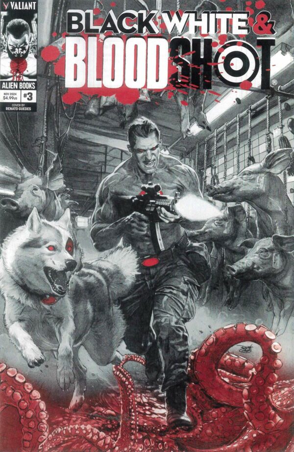 BLACK WHITE & BLOODSHOT #3: Renato Guedes cover A