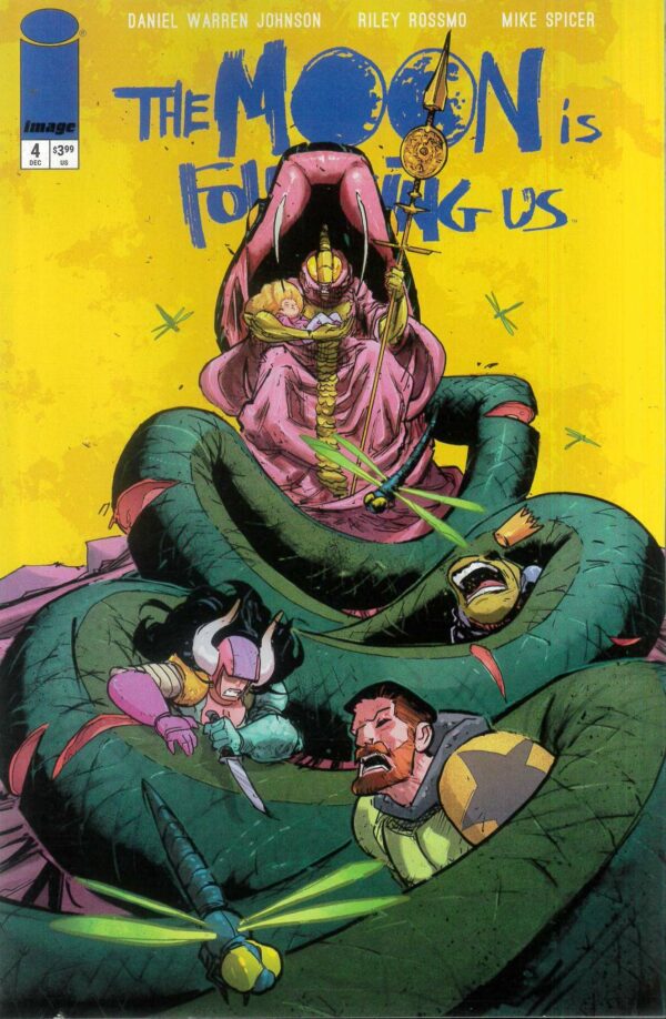 THE MOON IS FOLLOWING US #4: Riley Rossmo cover A