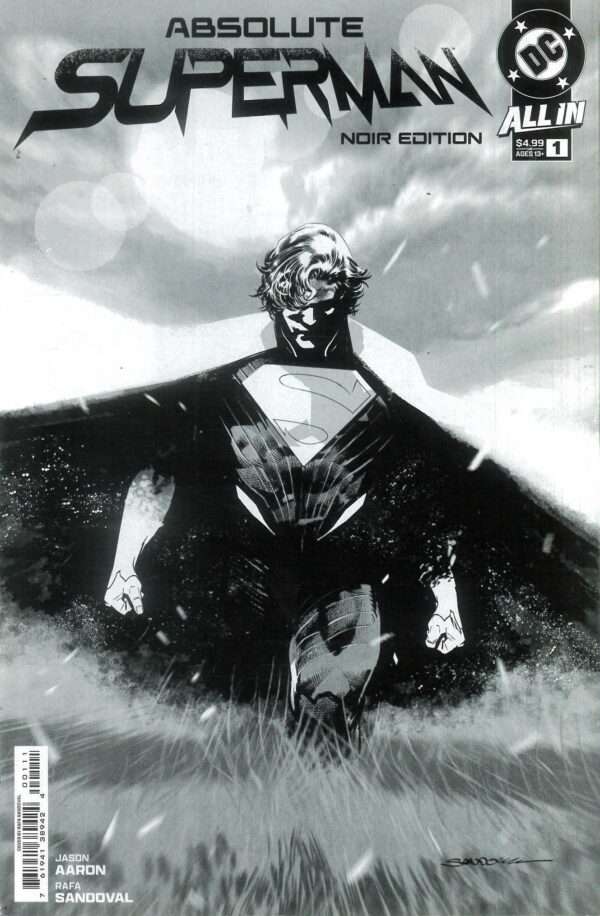 ABSOLUTE SUPERMAN #1: Rafa Sandoval Noir edition cover A