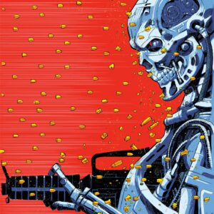 TERMINATOR (2024 SERIES) #2: Drew Moss virgin Foil RI cover U