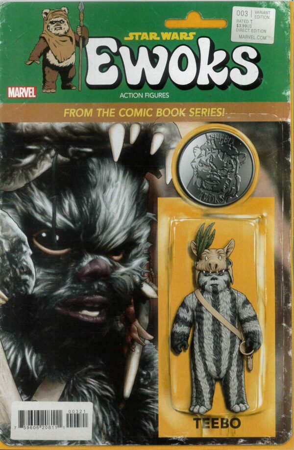 STAR WARS: EWOKS (2024 SERIES) #3: John Tyler Christopher Action Figure cover B