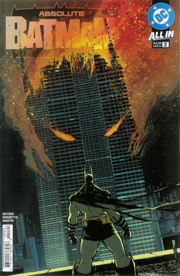 ABSOLUTE BATMAN #2: Nick Dragotta 2nd Print cover A